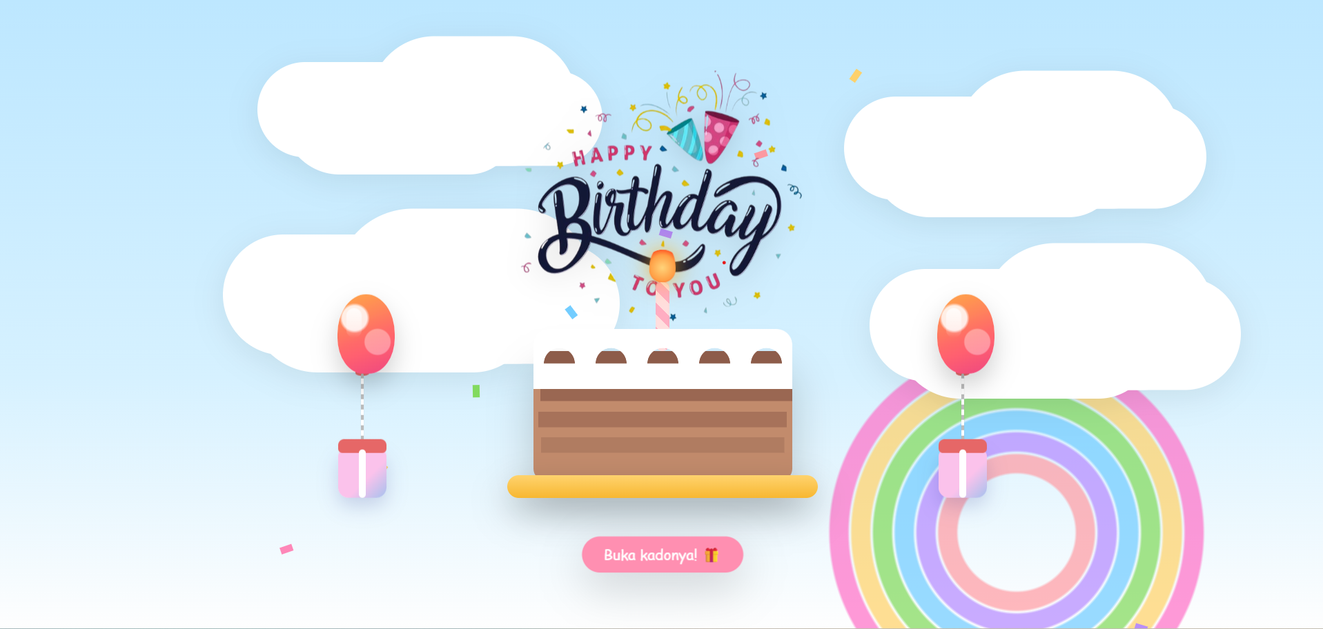 Happy Birthday Website
